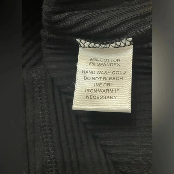 mittoshop | See It Through Black Ribbed Dress | NWT | Small - Picture 5 of 7